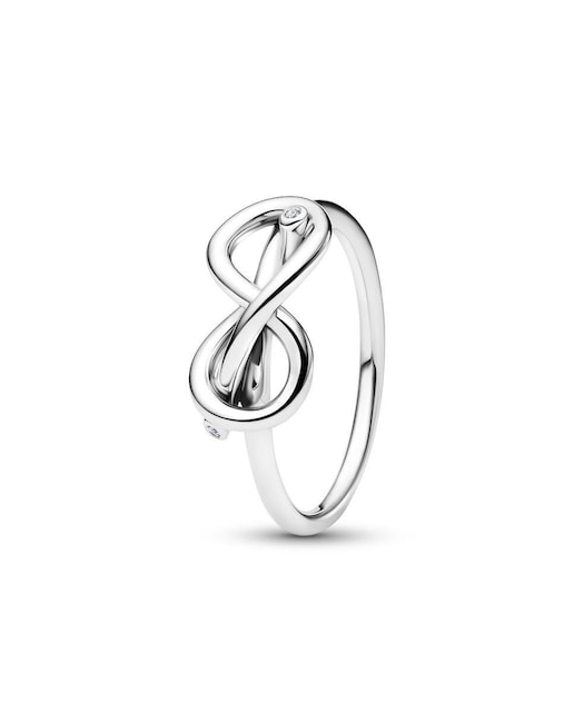 Imagen 0 de Anillo en plata de ley Nudo Infinito