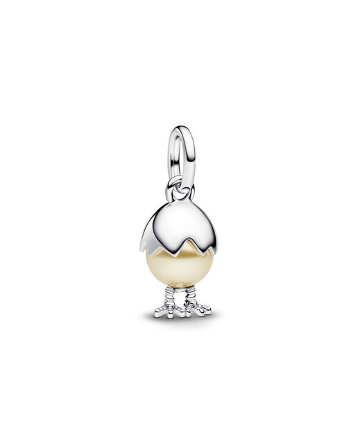 Imagen 0 de Charm en plata de ley Colgante Huevo de Pascua