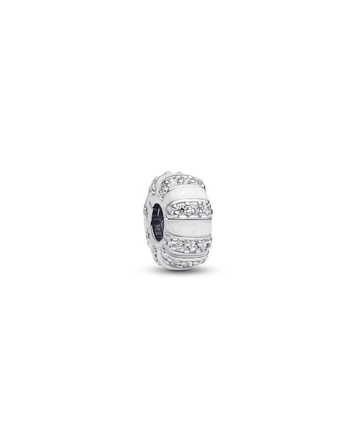 Imagen 0 de Charm en plata de ley de Clip Esmalte y Gemas