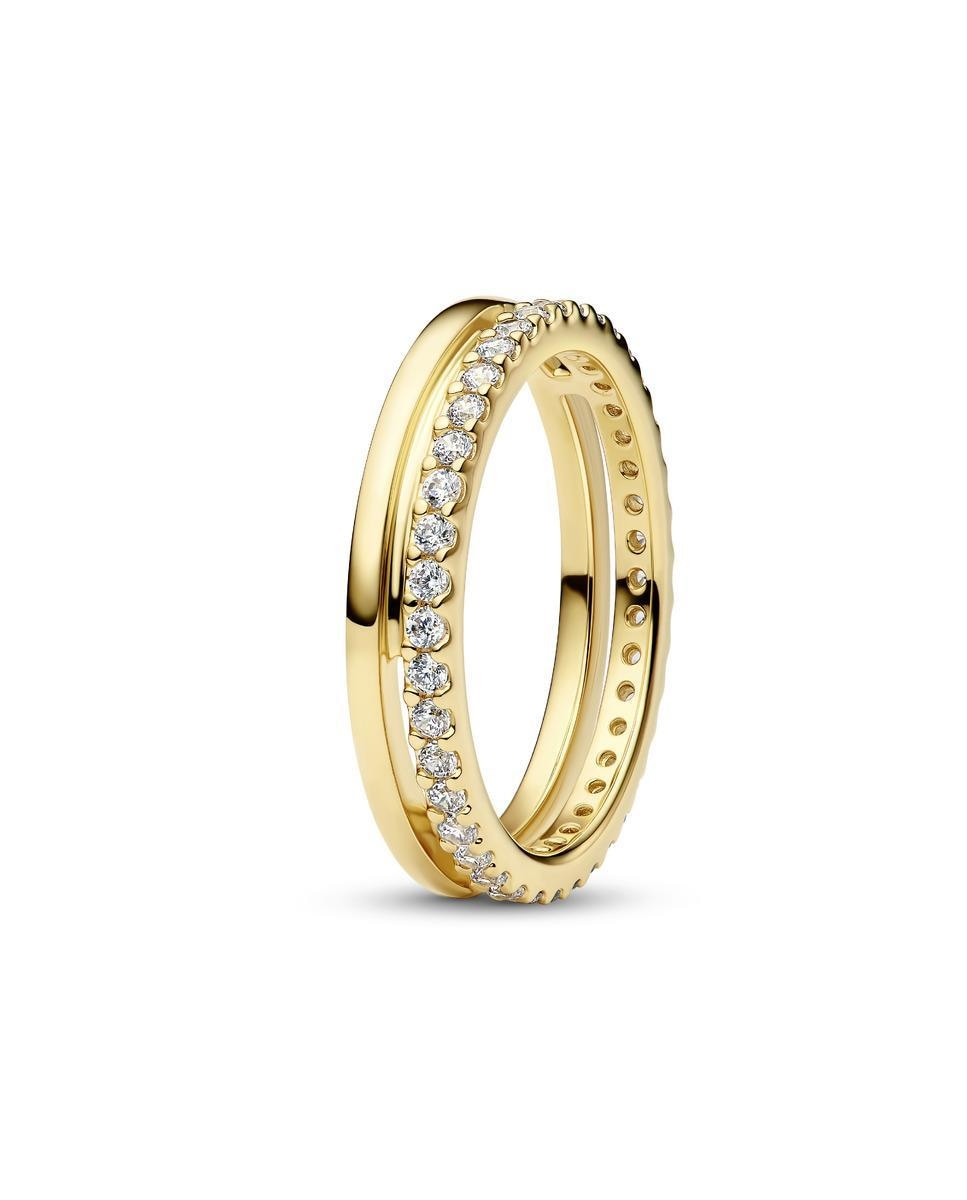 Imagen 0 de Anillo Doble Banda Blanco