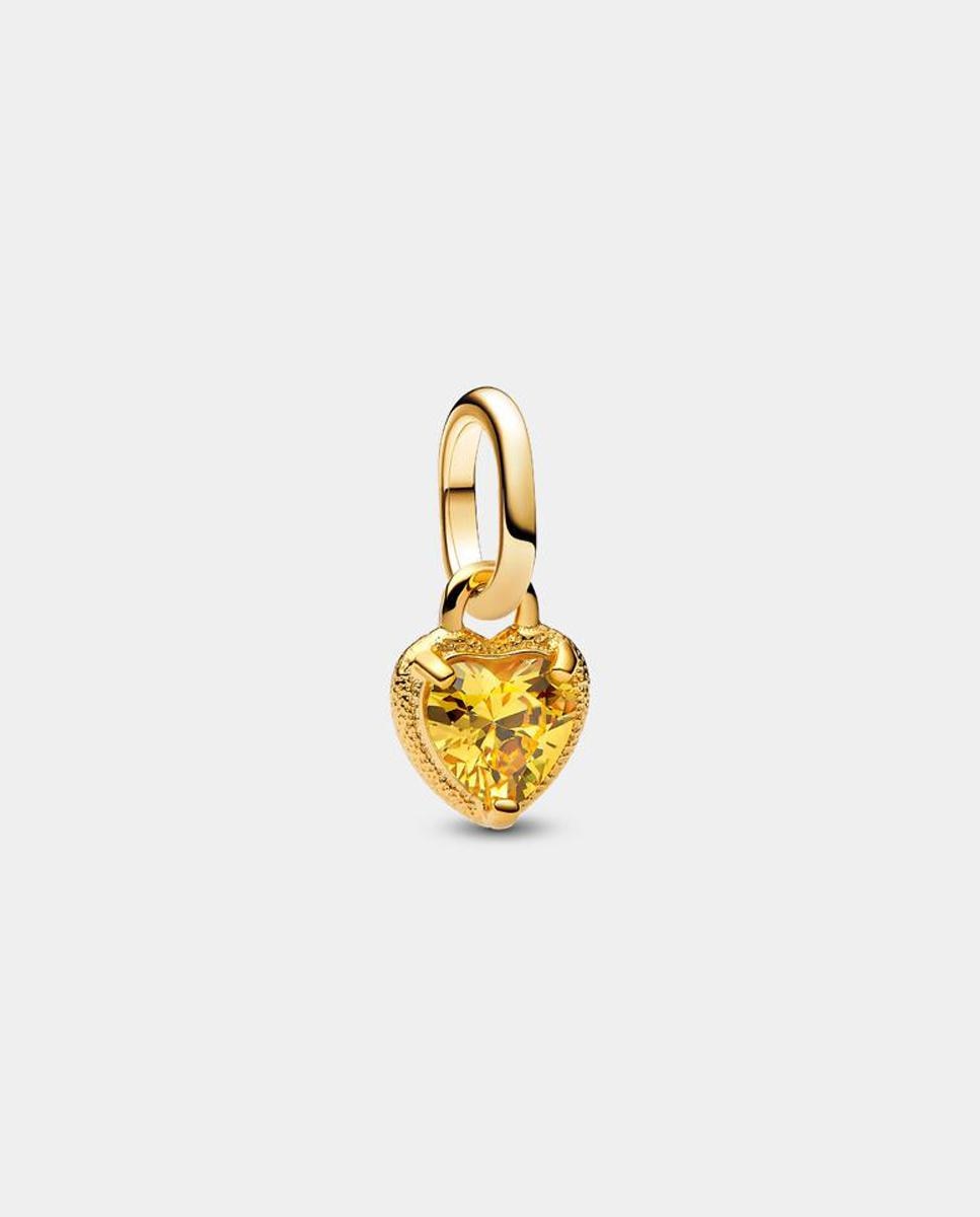 Imagen 1 de Charm mini colgante corazón - PANDORA - Amarillo Amarillo
