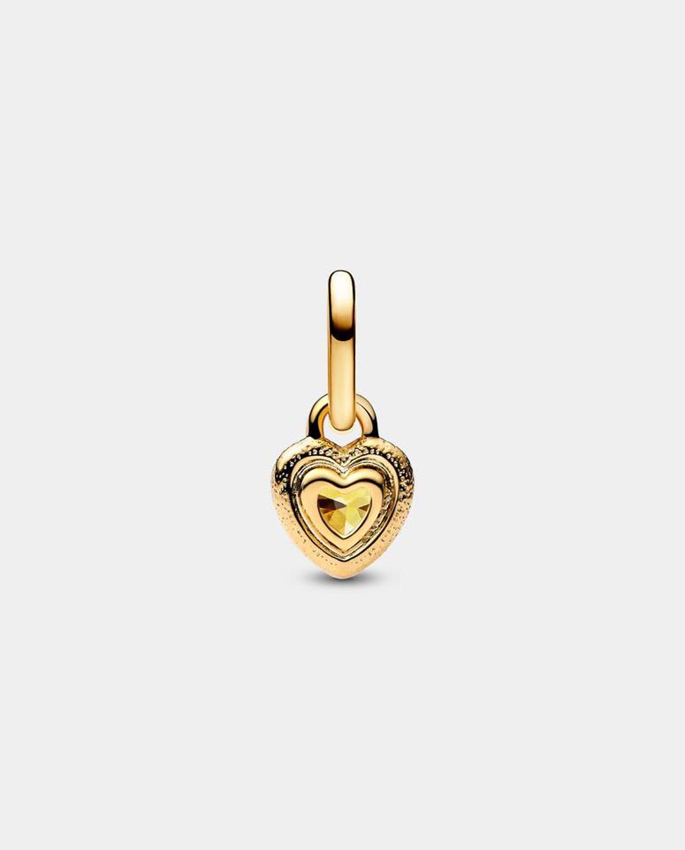 Imagen 2 de Charm mini colgante corazón - PANDORA - Amarillo Amarillo