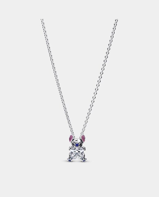 Imagen 0 de Collar en plata de ley Stitch de Disney
