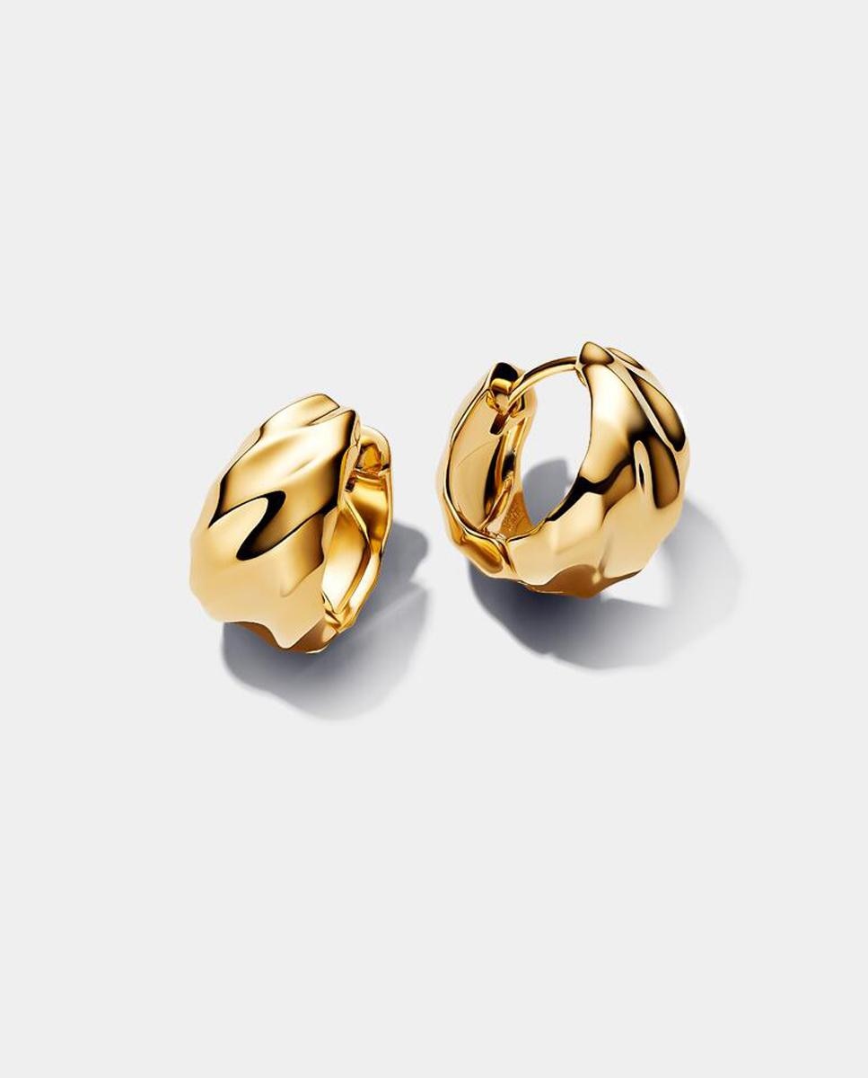Pendientes de aro ondulados - PANDORA - Oro Oro-1