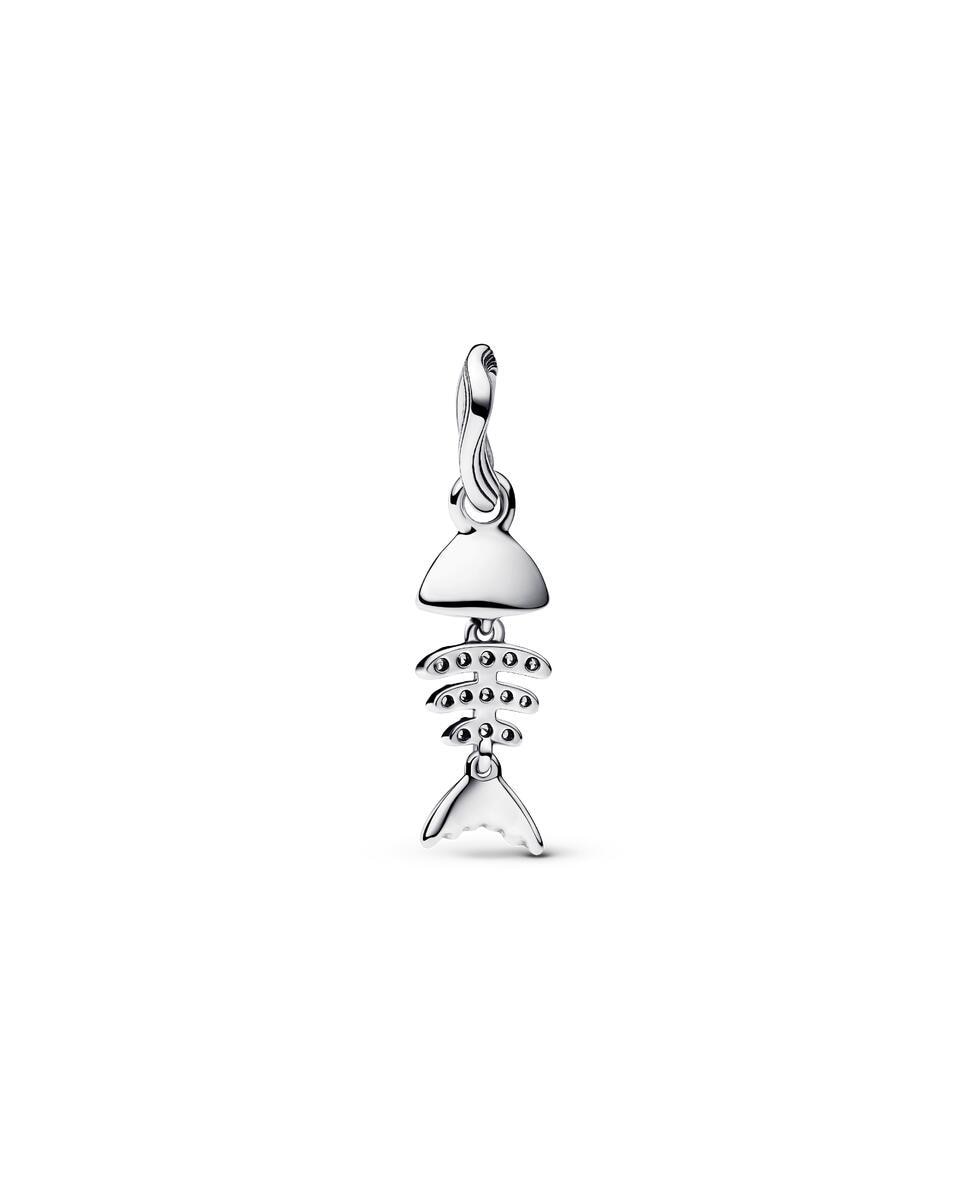 Charm en plata de ley colgante espina pez color turquesa - PANDORA - Azul Azul-2