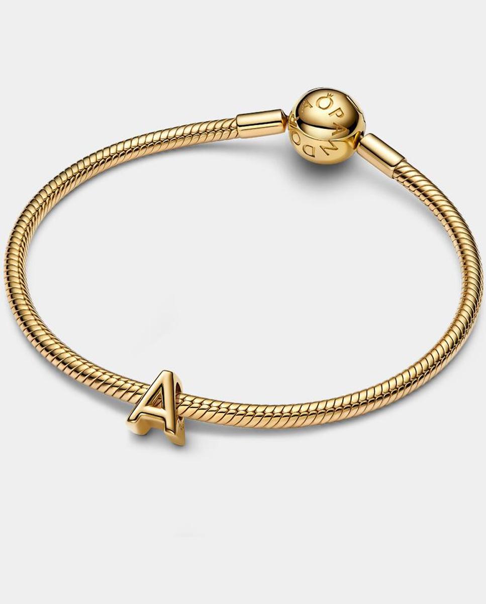 Mini charm alfabeto letra a - PANDORA - Oro Oro-2