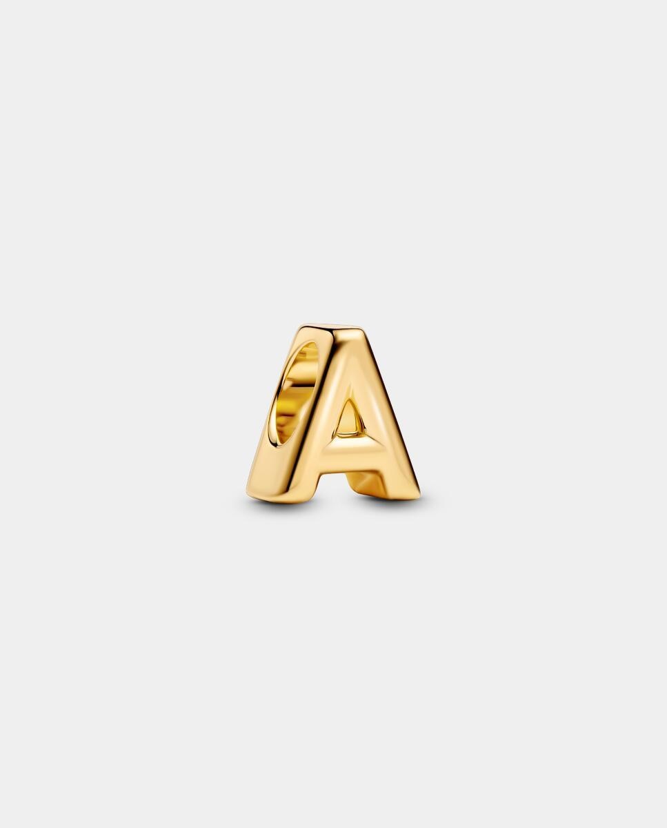 Mini charm alfabeto letra a - PANDORA - Oro Oro-4