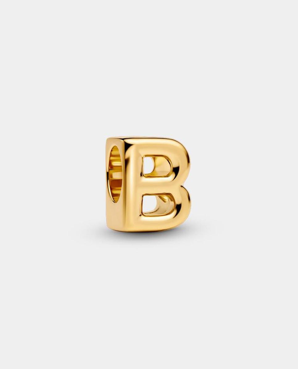 Mini charm alfabeto letra b - PANDORA - Oro Oro-1