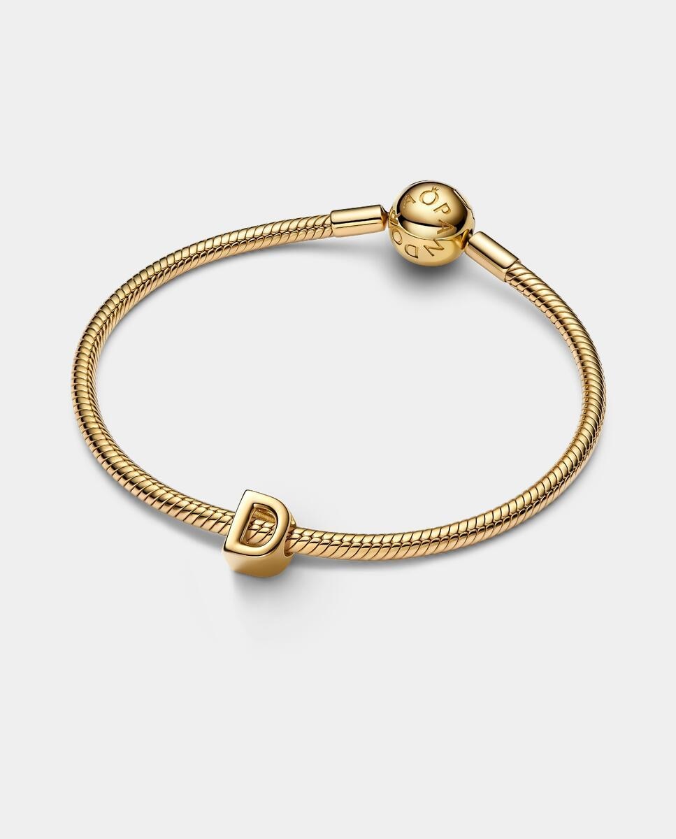 Mini charm alfabeto letra d - PANDORA - Oro Oro-2