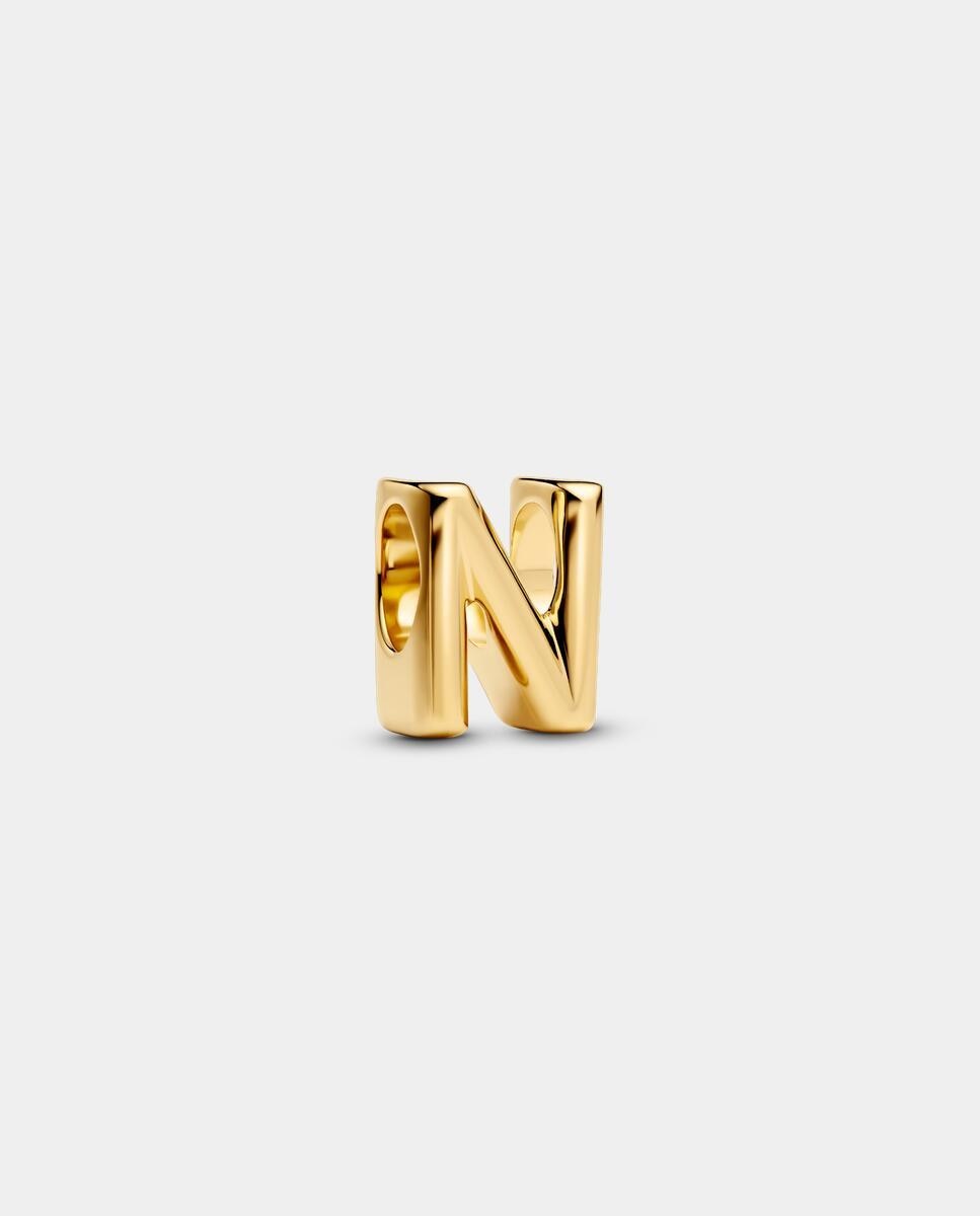 Imagen 4 de Mini charm alfabeto letra n - PANDORA - Oro Oro
