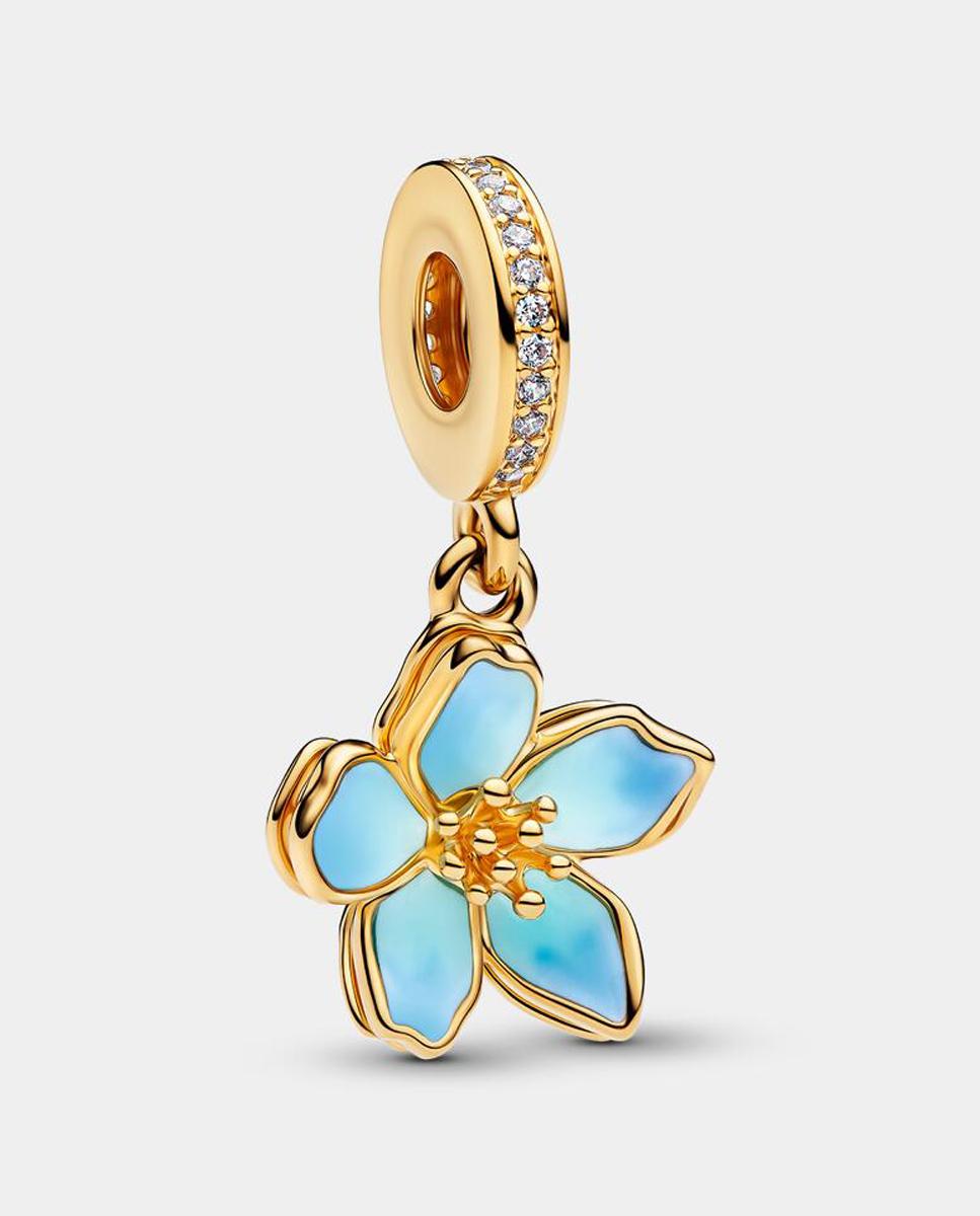 Imagen 1 de Charm colgante flor de cerezo Azul