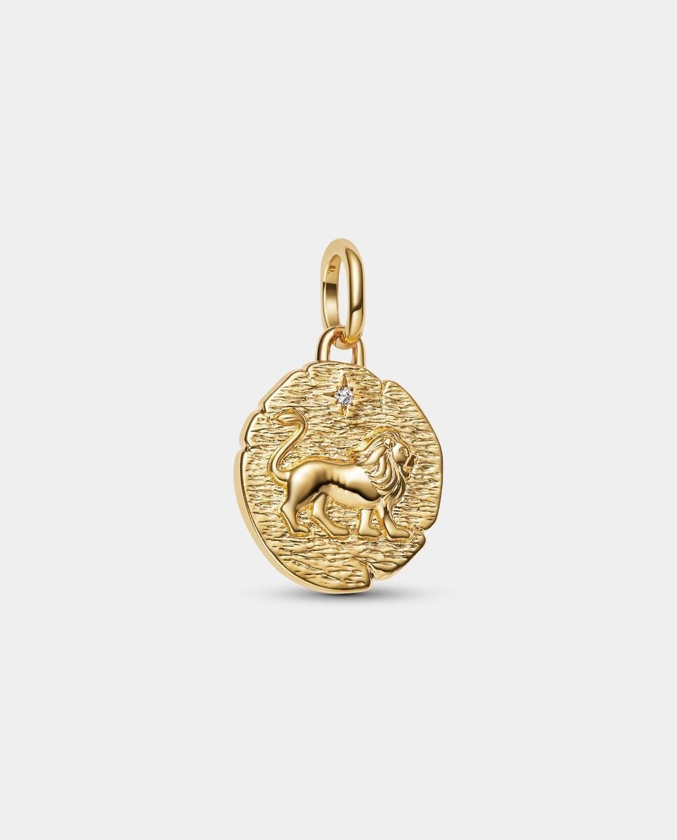 Imagen 0 de Charm talisman medallón león Blanco