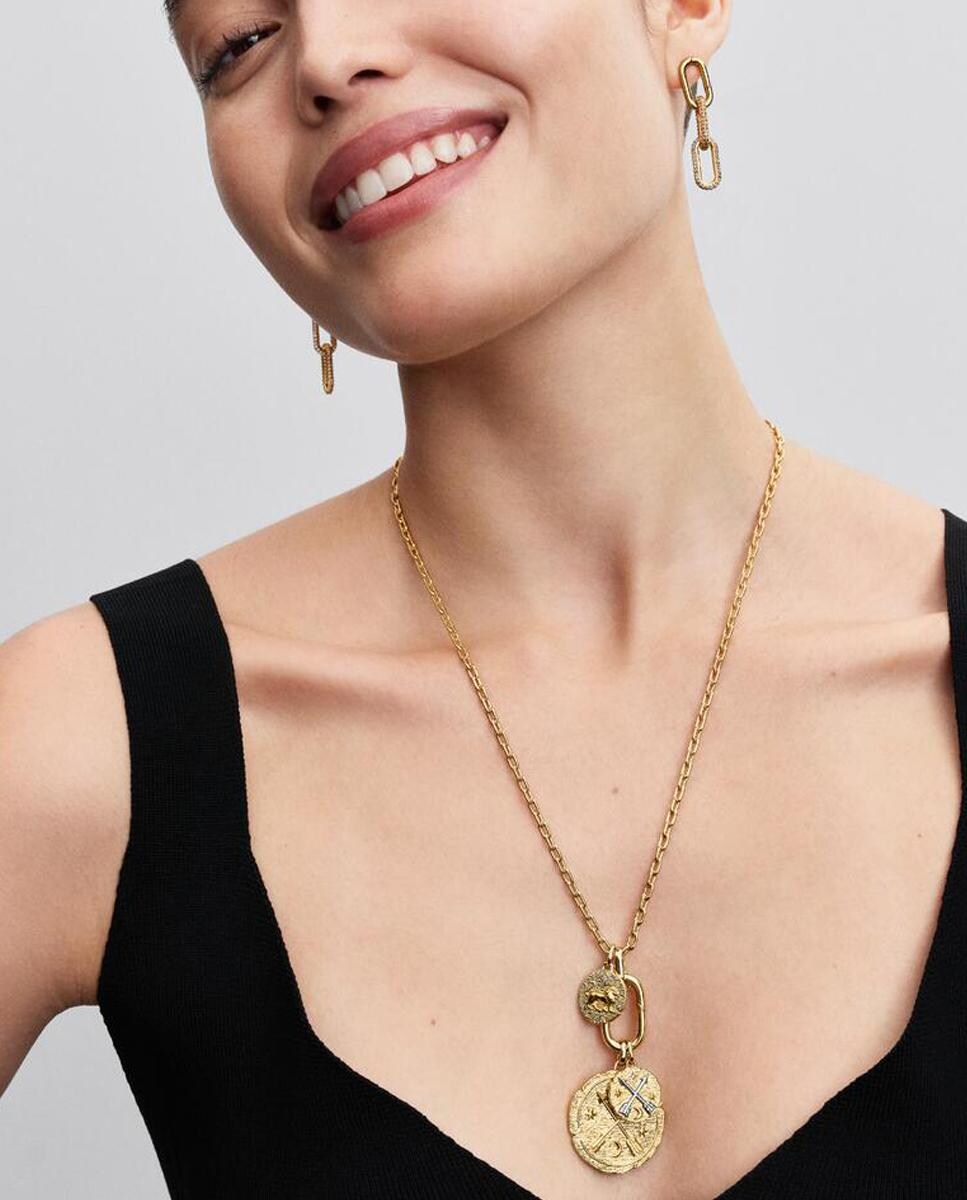 Charm Talisman Medallón León Blanco-4