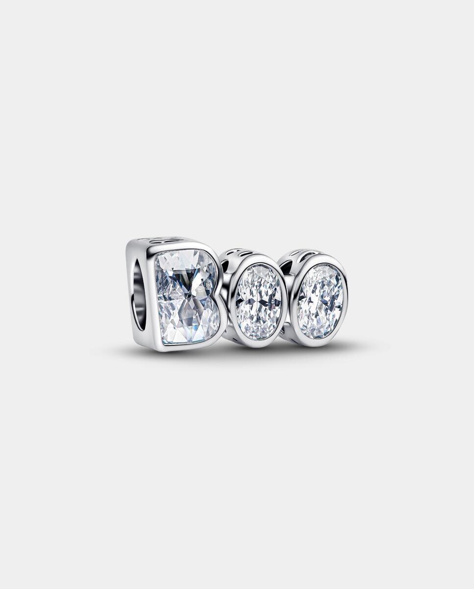 Imagen 4 de Charm en plata de ley boo que brilla en la oscuridad - PANDORA - Blanco Blanco