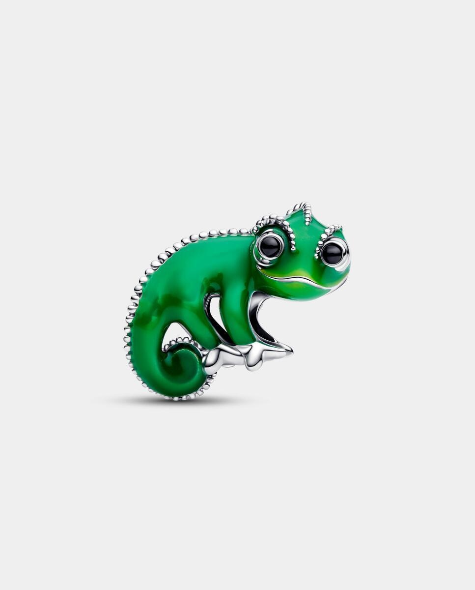 Charm en plata de ley pascal de enredados de disney que cambia de color - PANDORA - Verde Verde-1
