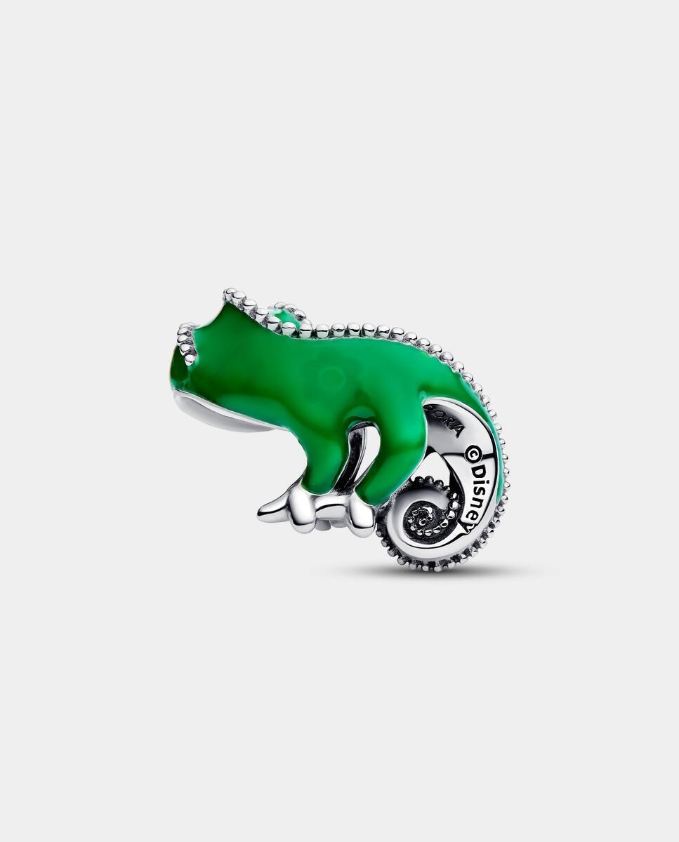 Charm en plata de ley pascal de enredados de disney que cambia de color - PANDORA - Verde Verde-2