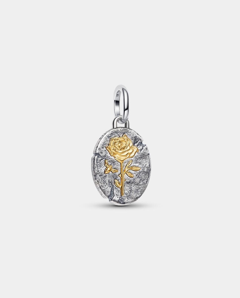 Imagen 0 de Charm talisman medallón y rosa Plata