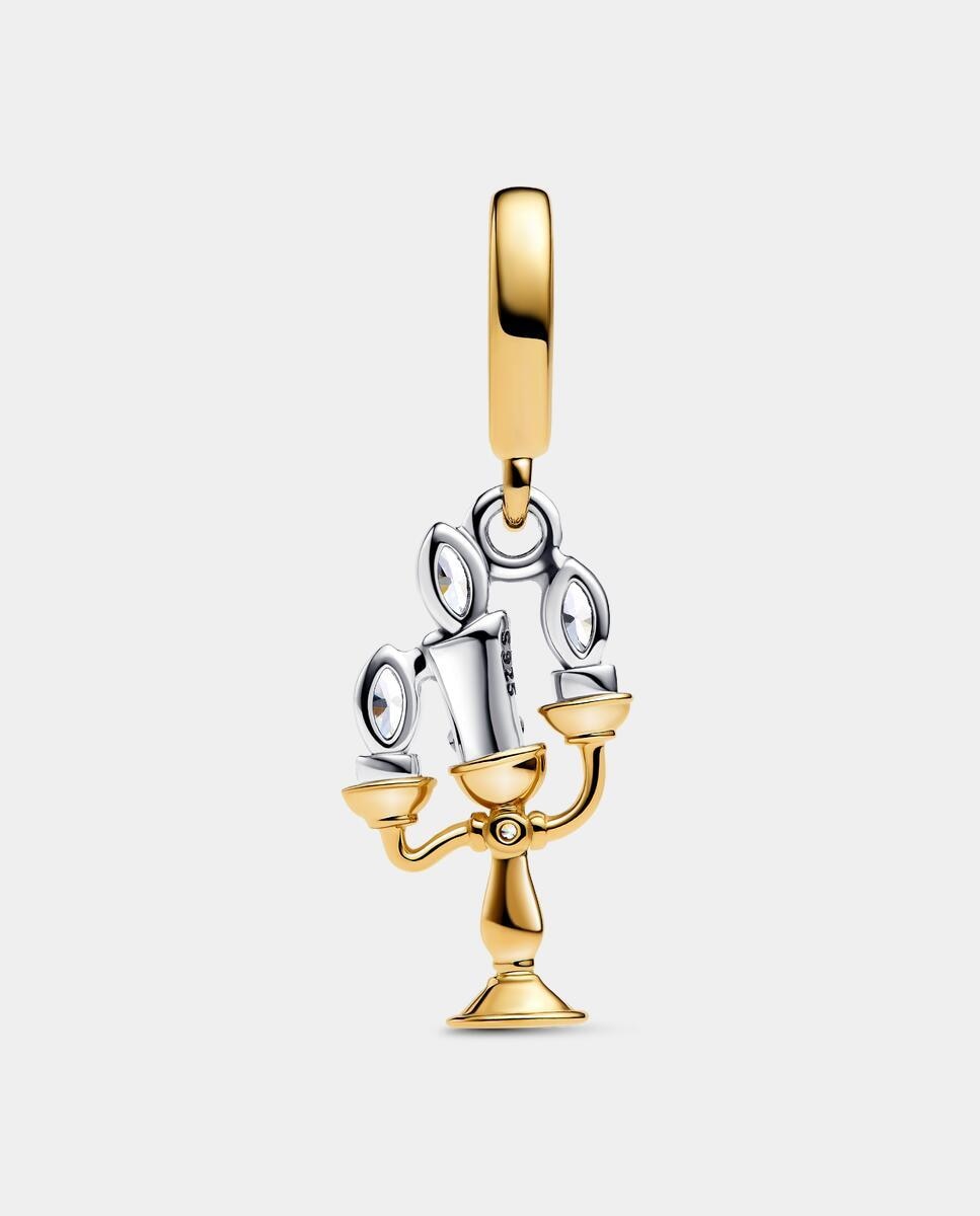 Imagen 2 de Charm colgante lumiere de la bella y la bestia de disney - PANDORA - Blanco Blanco