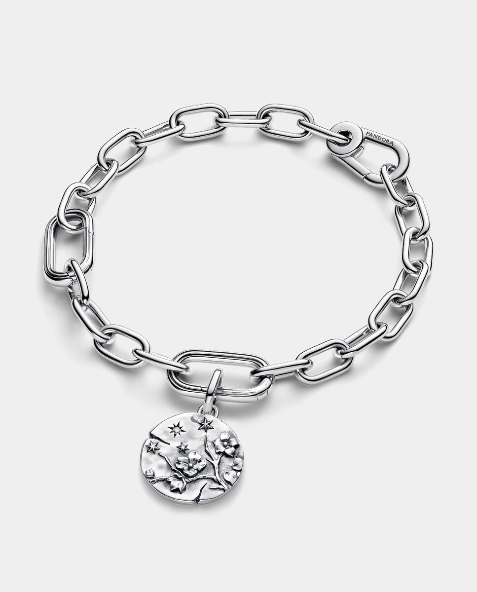 Charm talisman medallón flor de cerezo - PANDORA - Blanco Blanco-2