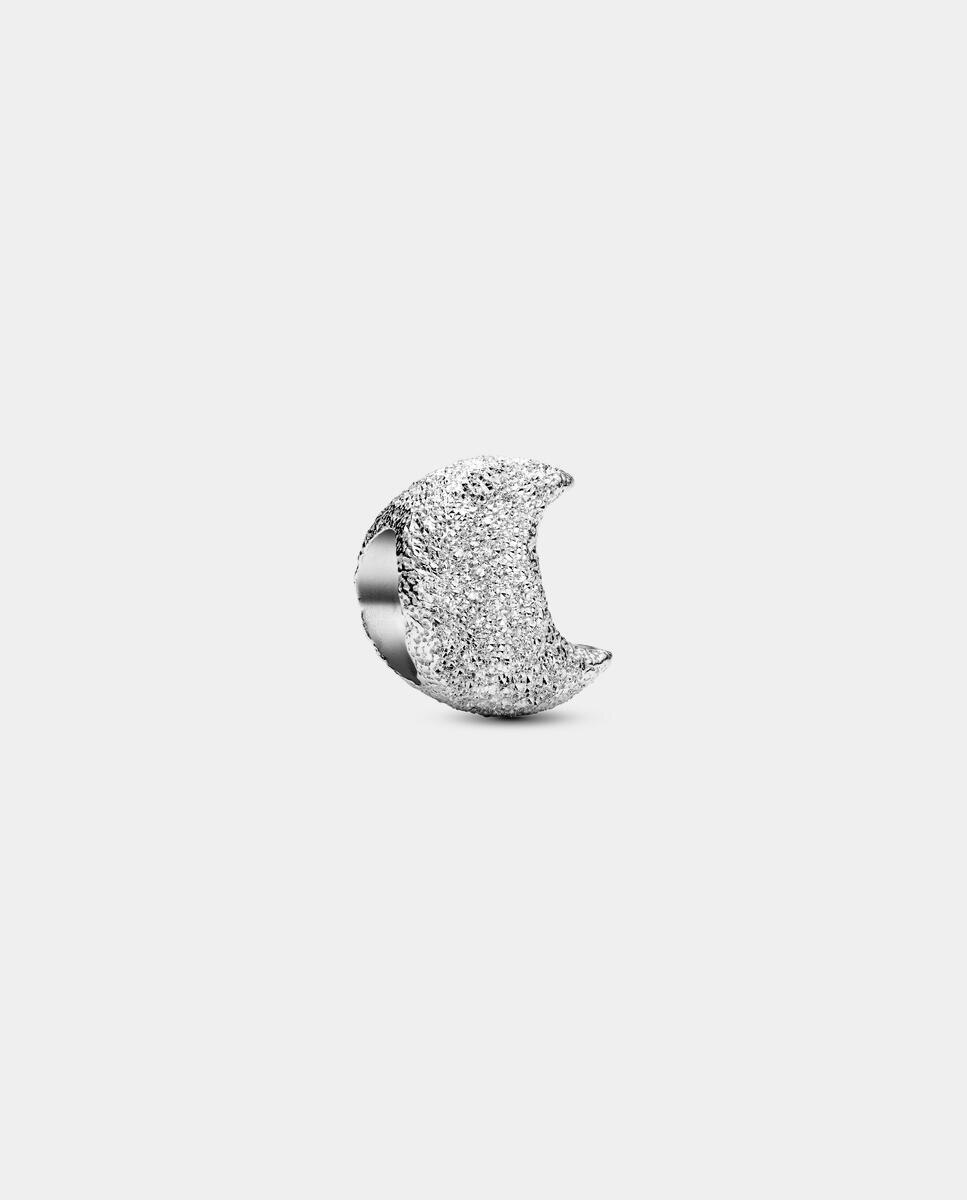 Charm mini en de ley luna textura - PANDORA - Plata Plata-1
