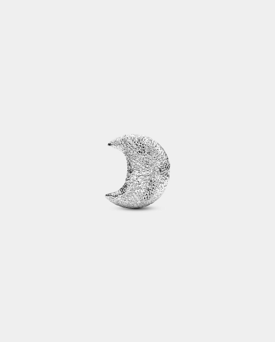 Charm mini en de ley luna textura - PANDORA - Plata Plata-2