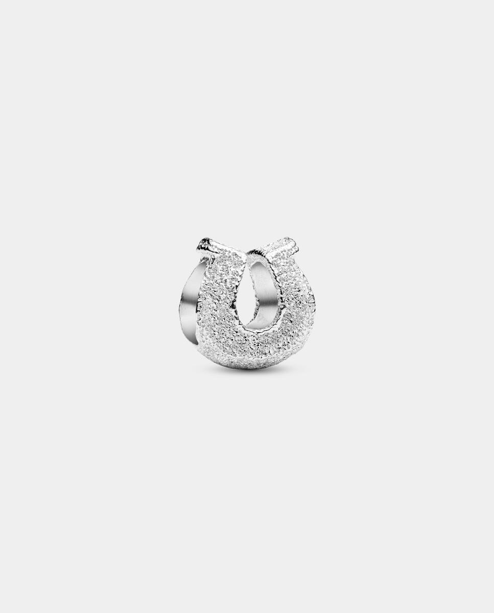 Imagen 1 de Charm mini en plata de ley herradura textura - PANDORA - Plata Plata