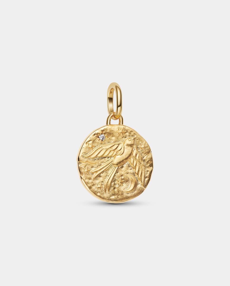 Imagen 0 de Charm talisman medallón golondrina Blanco