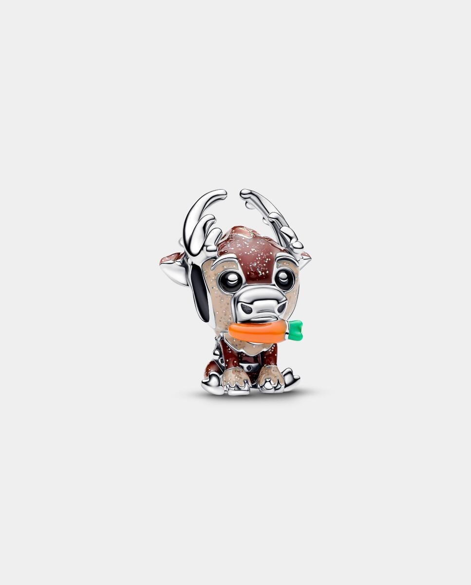 Imagen 1 de Charm en plata de ley sven de frozen de disney - PANDORA - Marrón Marrón