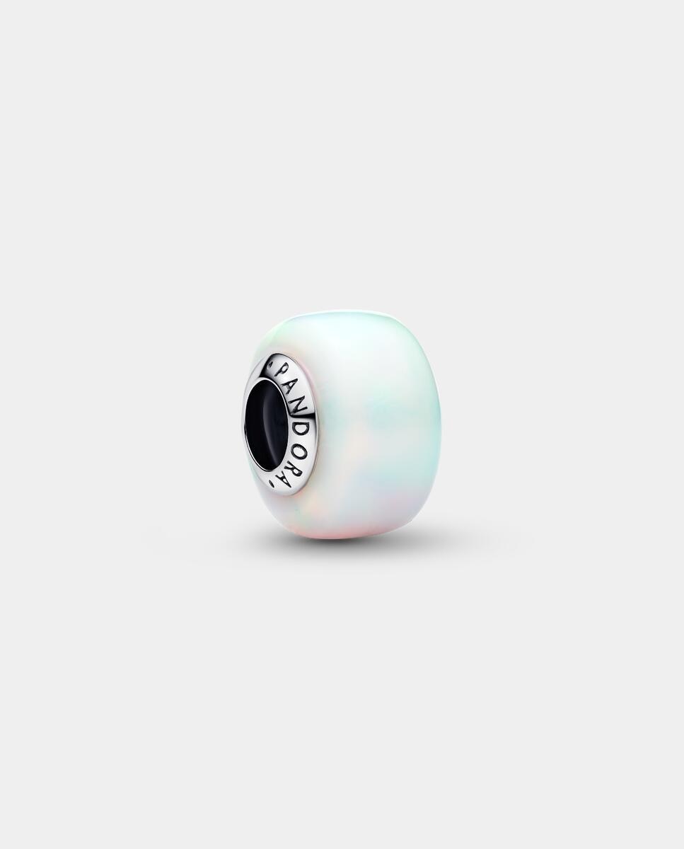 Imagen 0 de Charm en plata de ley opalescente Blanco