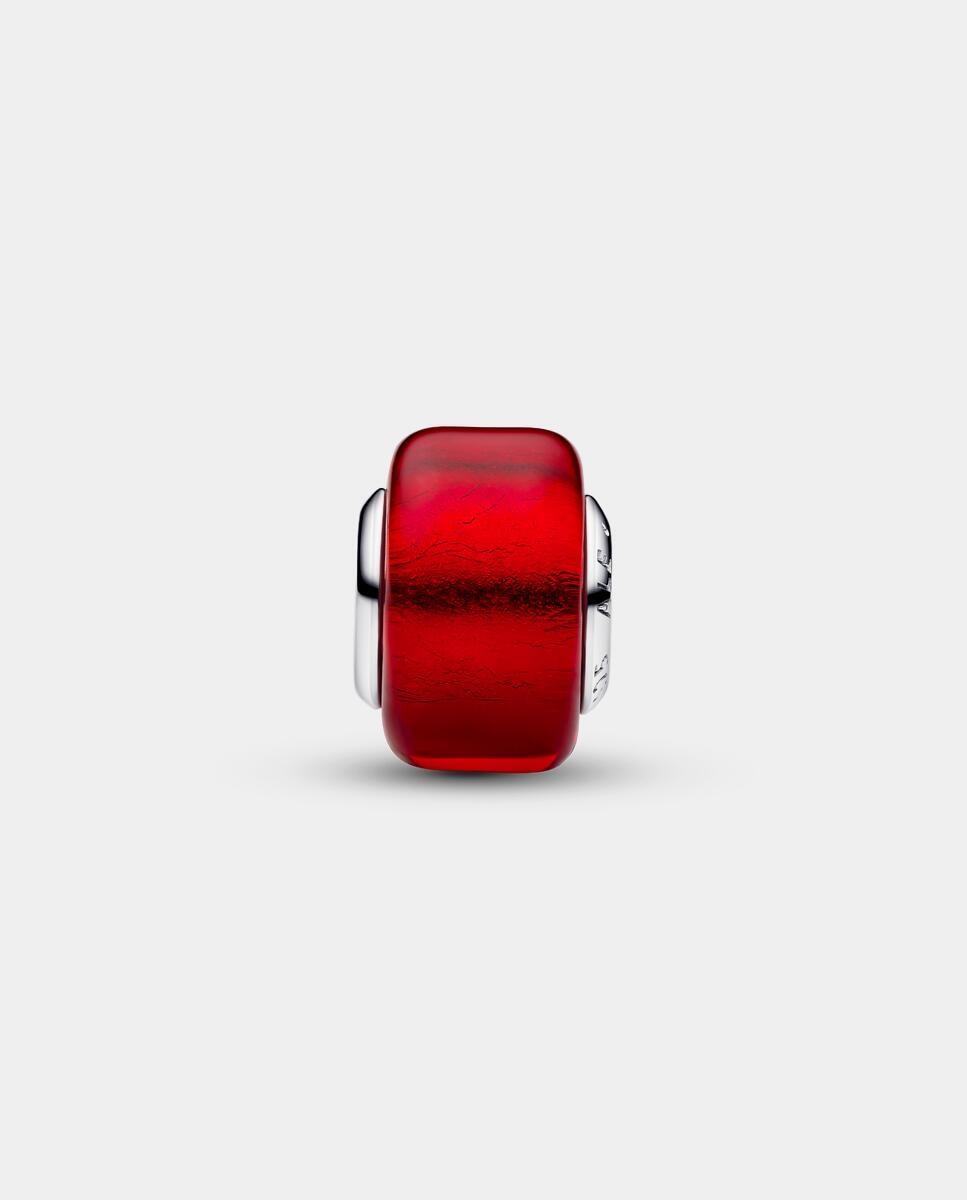 Imagen 1 de Charm en plata de ley cristal de murano - PANDORA - Rojo Rojo