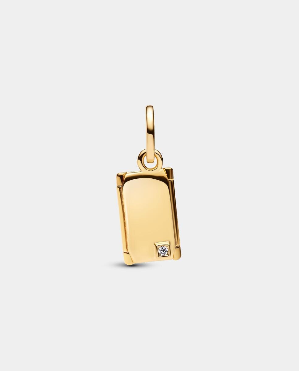Imagen 2 de Charm colgante sobre grabable que se abre - PANDORA - Blanco Blanco