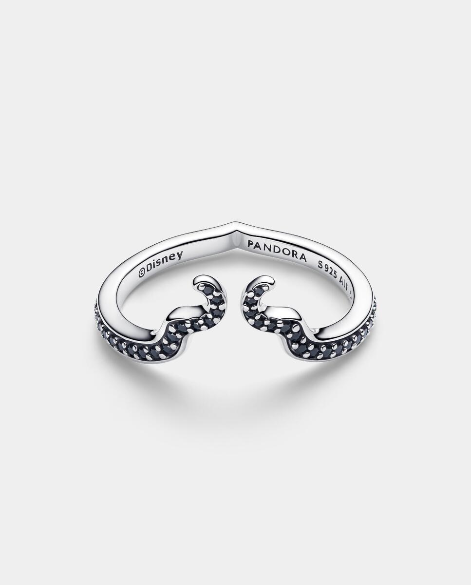 Anillo en plata de ley Maléfica de Villanos de Disney - PANDORA - Negro Negro-2