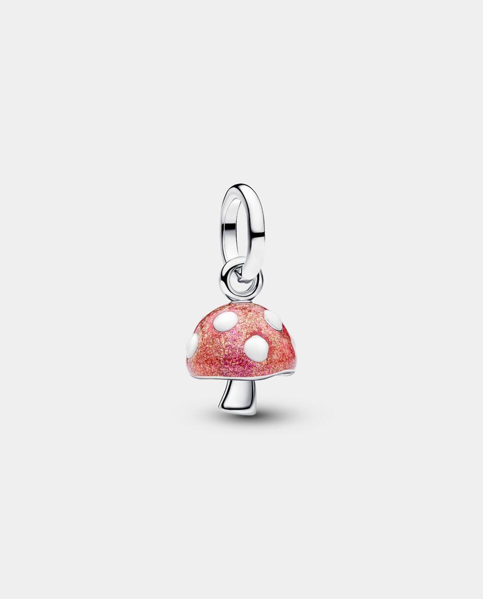 Charm colgante seta que brilla en la oscuridad - PANDORA - Rojo Rojo-1