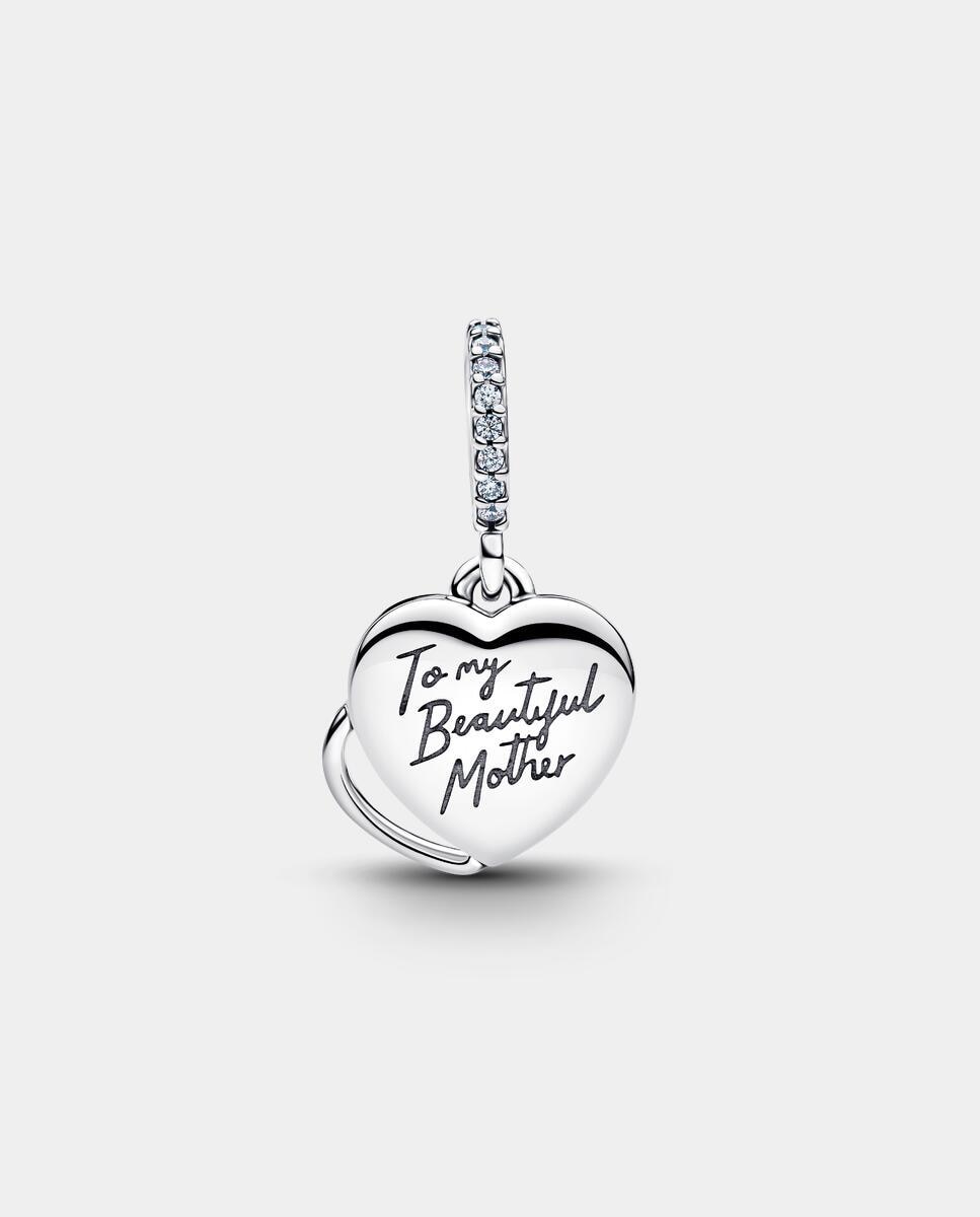 Charm colgante doble madre preciosa - PANDORA - Rosa Rosa-2