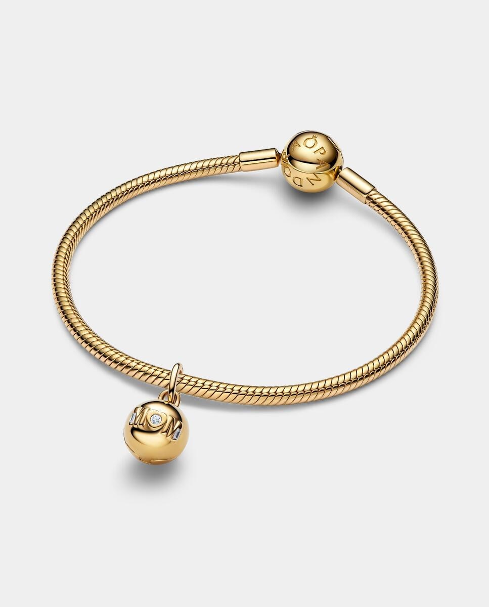 Charm colgante esfera que se abre mamá - PANDORA - Negro Negro-2