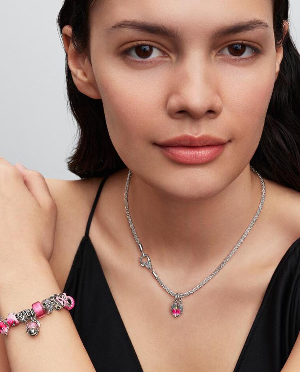 Charm colgante divisible pájaros amor - PANDORA - Rosa Rosa-4
