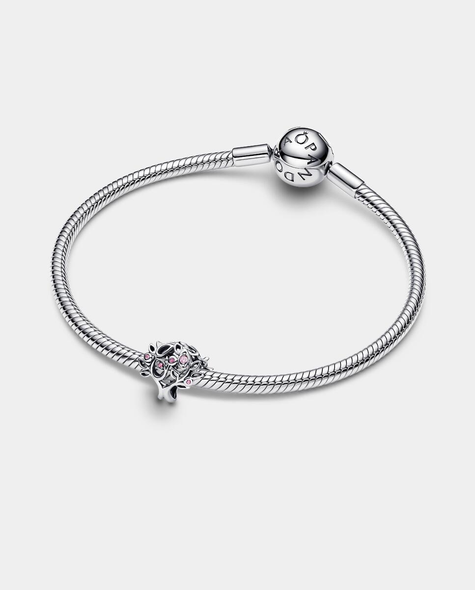 Charm árbol de la familia en filigrana - PANDORA - Rosa Rosa-2