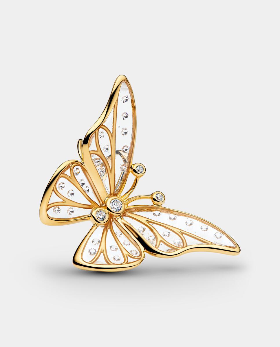 Charm mariposa grande en filigrana - PANDORA - Blanco Blanco-1