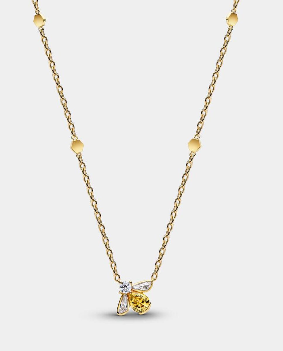 Collar abeja miel - PANDORA - Amarillo Amarillo-1
