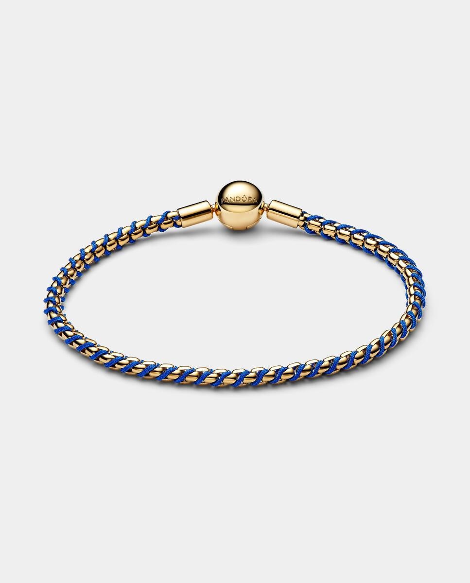 Pulsera cadena caja cordón - PANDORA - Azul Azul-2