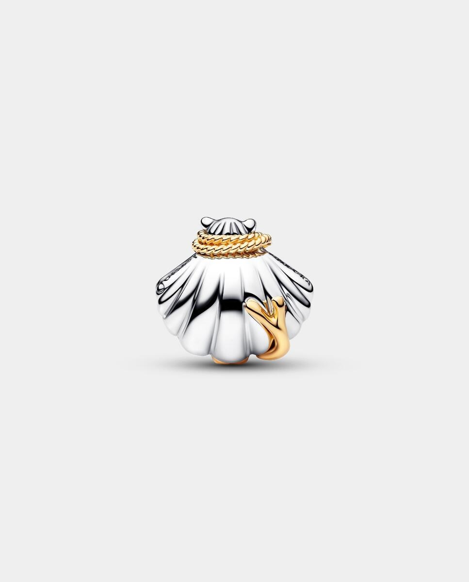 Imagen 0 de Charm concha en dos tonos de ariel de disney Blanco