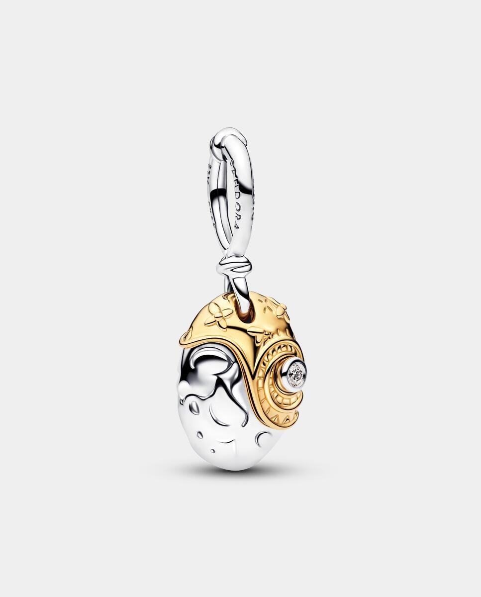 Imagen 0 de Charm colgante corazón de te fiti de princesa vaiana de disney Blanco