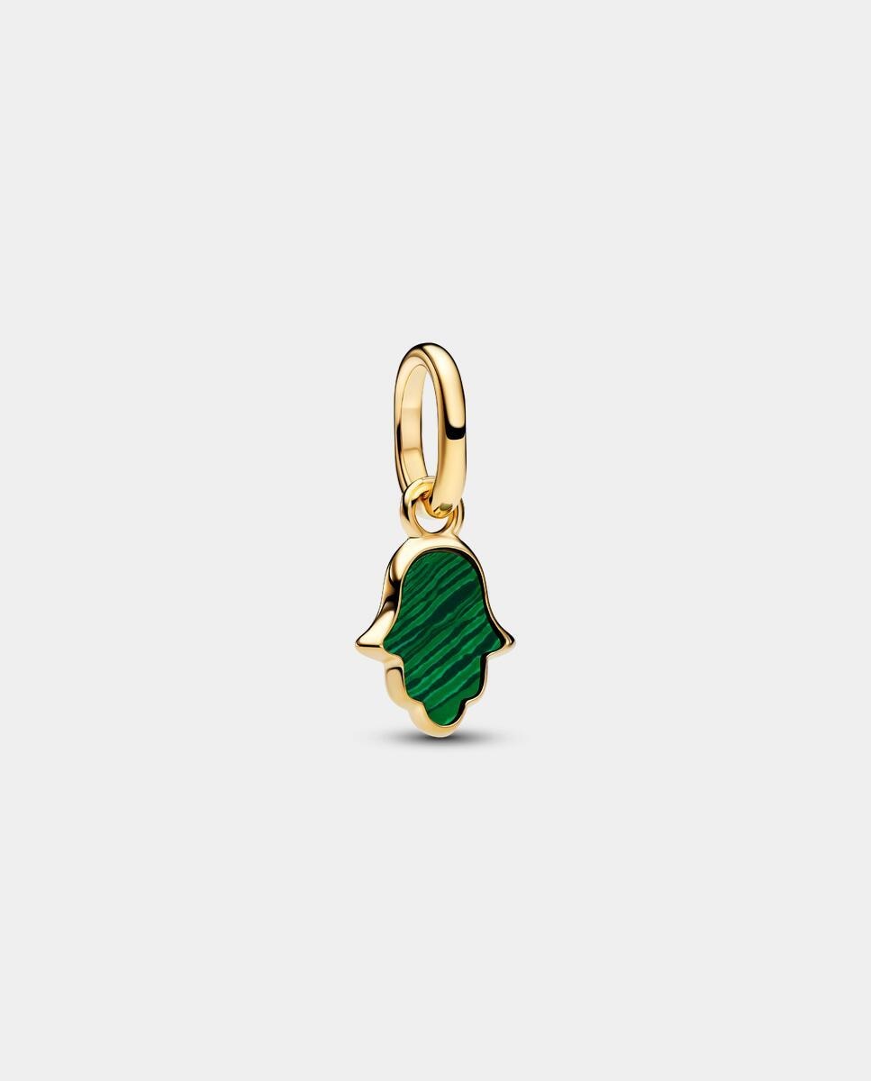 Charm colgante mini mano de fátima - PANDORA - Verde Verde-1