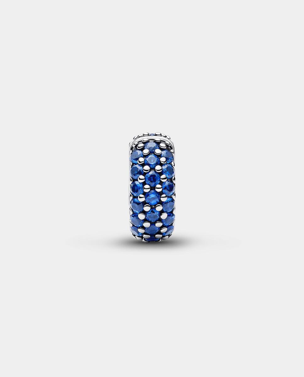 Charm de clip gemas azul real - PANDORA - Azul Azul-2
