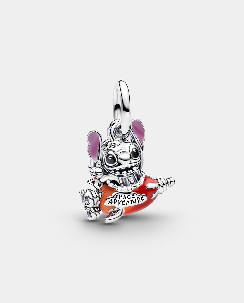 Charm colgante nave espacial stitch de disney - PANDORA - Naranja Naranja-1
