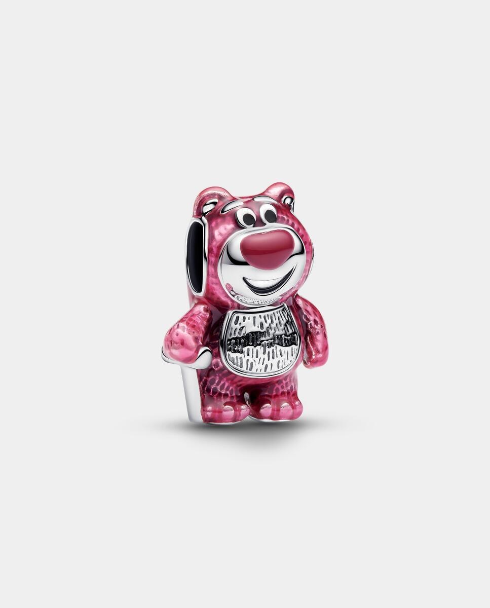 Charm oso lotso aroma fresa de villanos de disney pixar - PANDORA - Rosa Rosa-1
