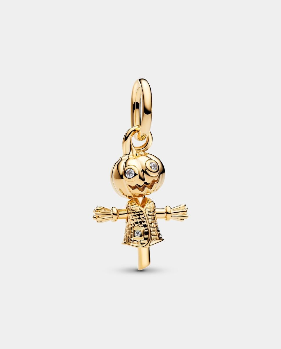 Charm colgante calabaza espantapájaros - PANDORA - Blanco Blanco-1