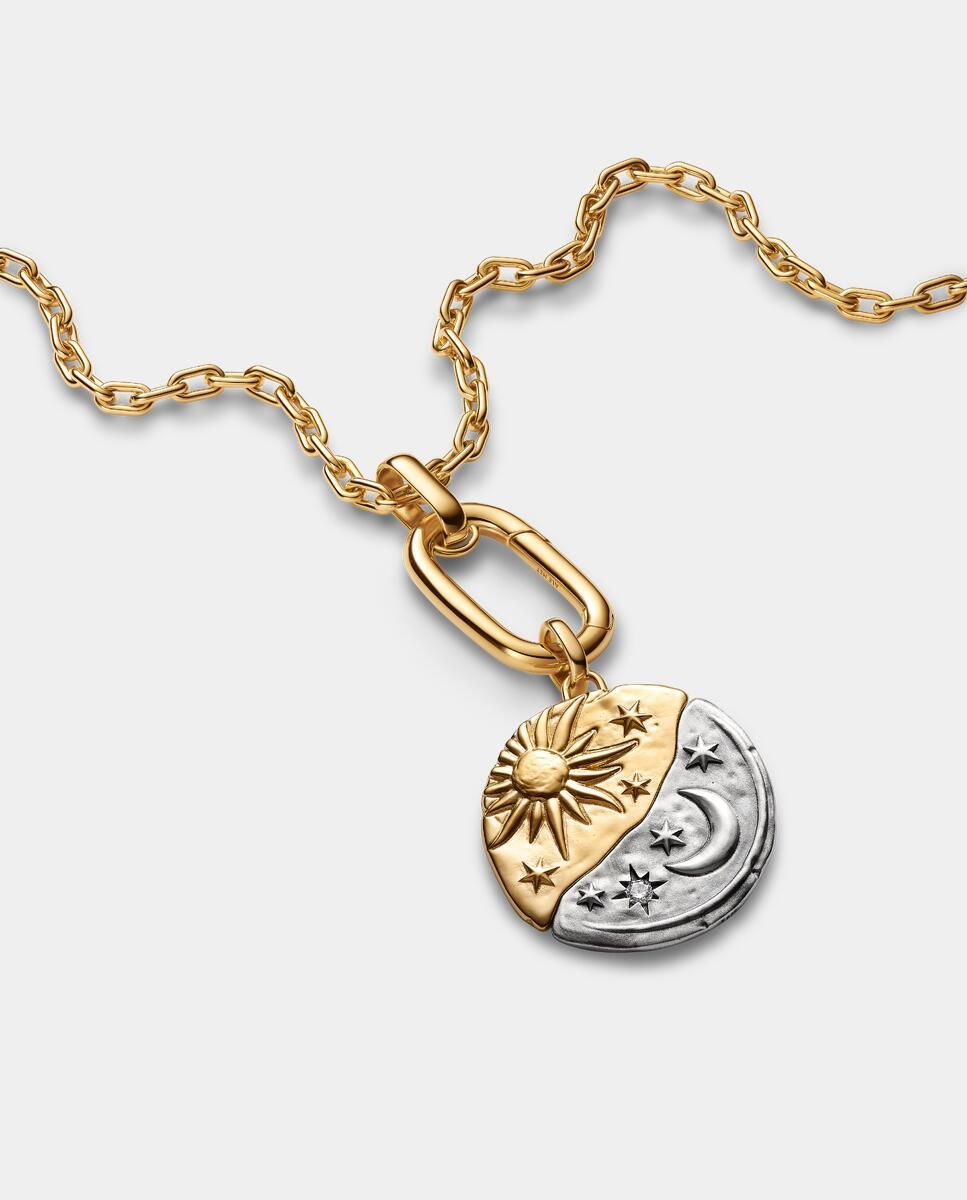 Charm medallón xl sol y luna - PANDORA - Blanco Blanco-2