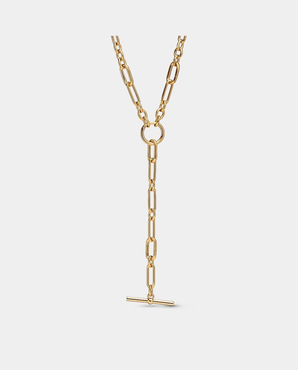 Imagen 0 de Collar en y de cadena de eslabones Oro