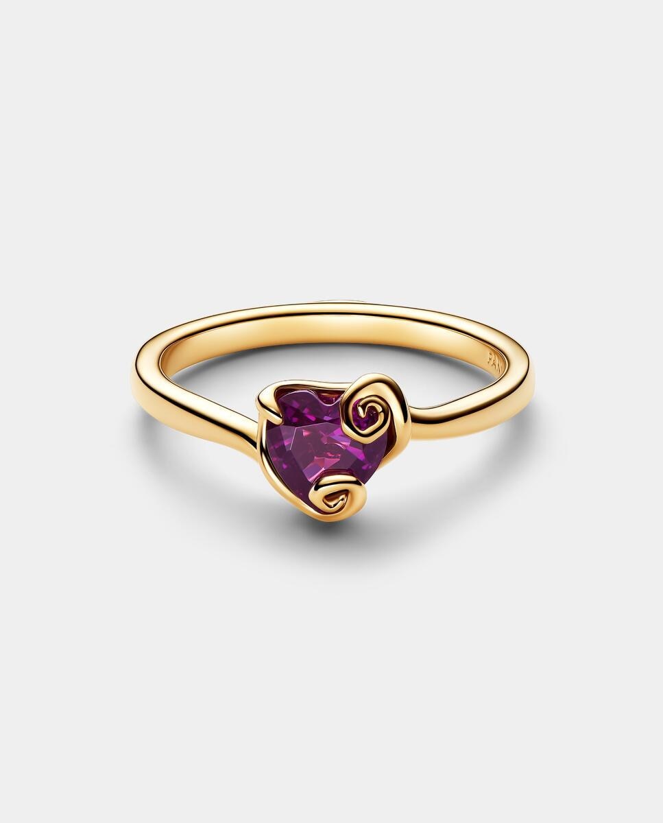Anillo corazón sally de pesadilla antes de navidad de disney - PANDORA - Morado Morado-2